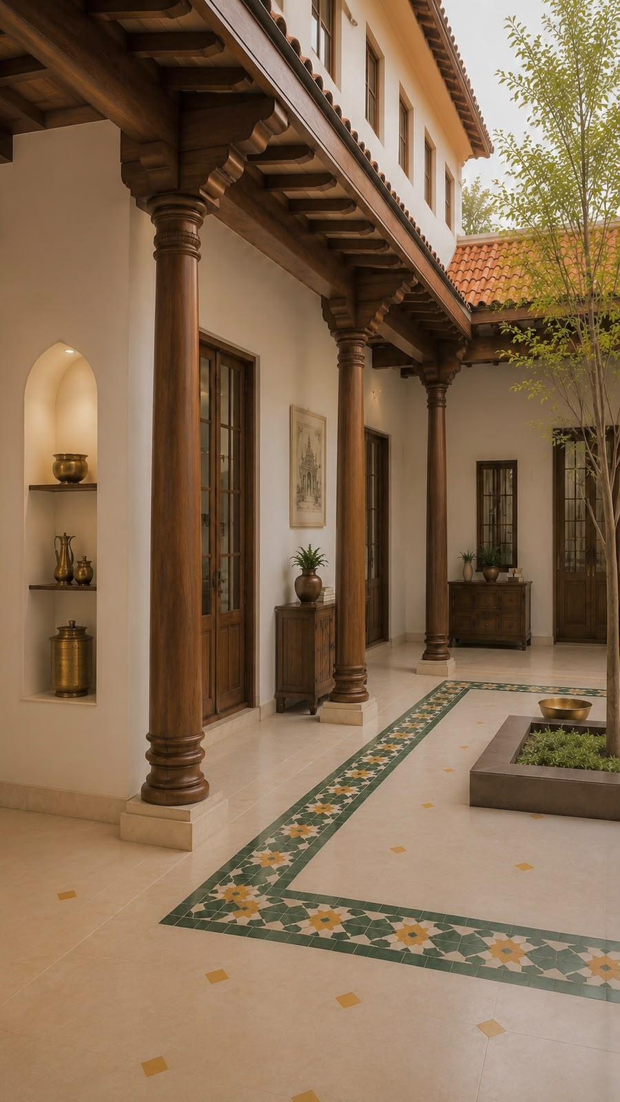 The Trivandrum Courtyard House — Thiruvananthapuram, Kerala interior design project by Ankitha Bhati Design Studio
